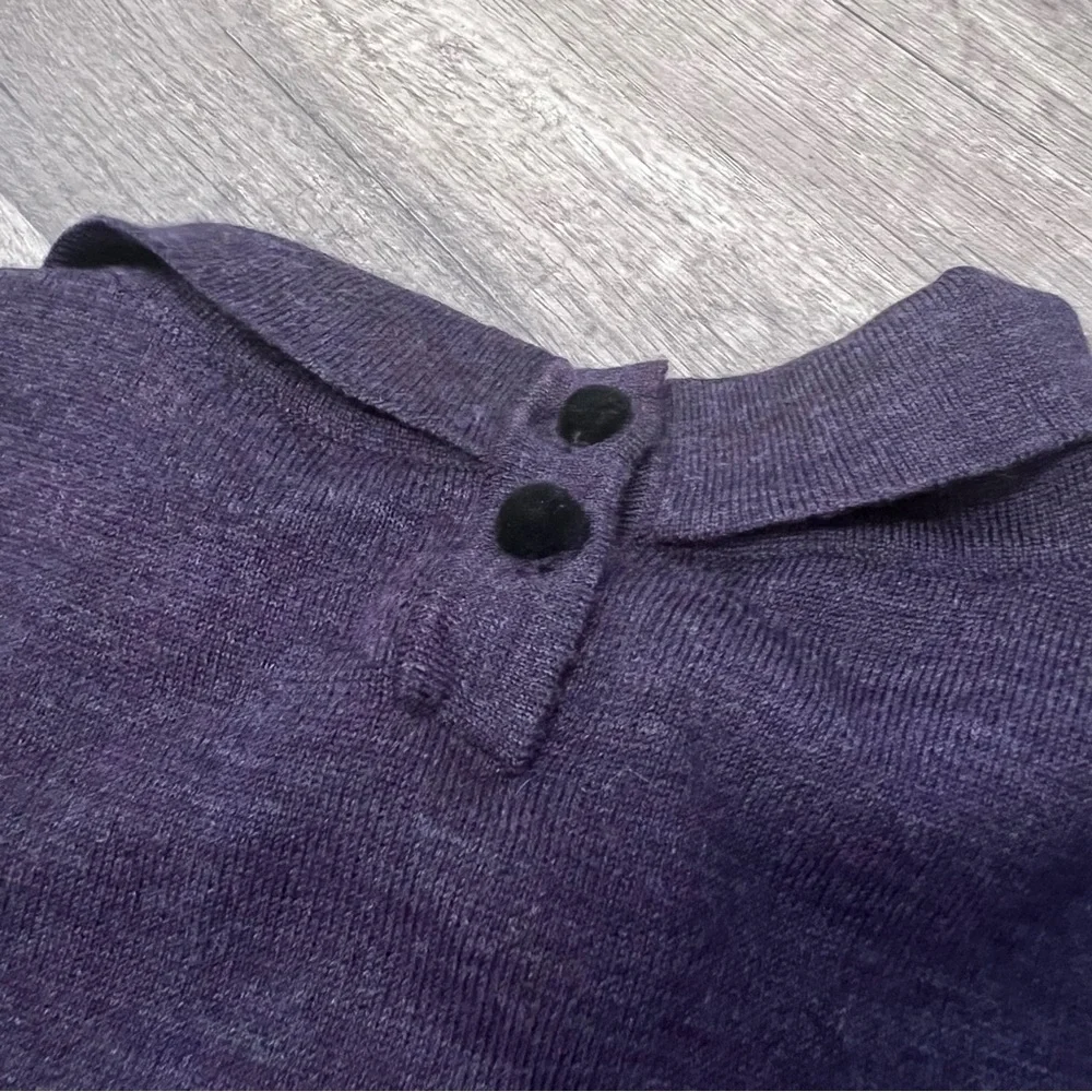 Tory Burch Abitha Sweater‎ Metrino Wool and Silk Size XS